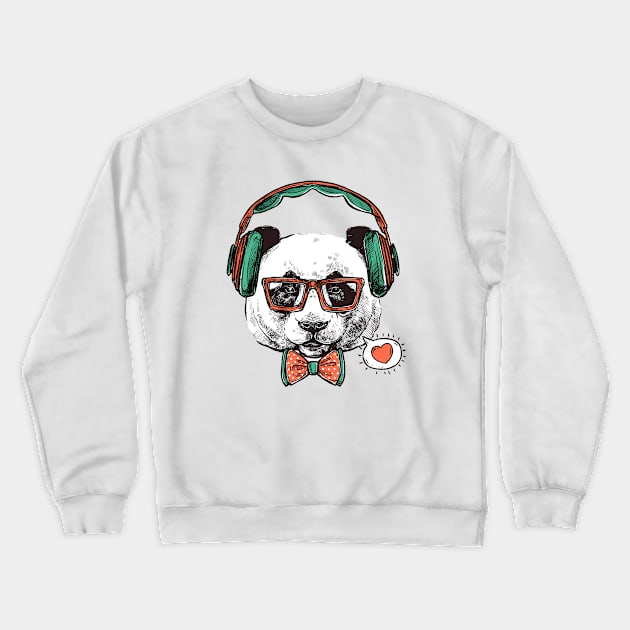 Cool Dog face Crewneck Sweatshirt by This is store